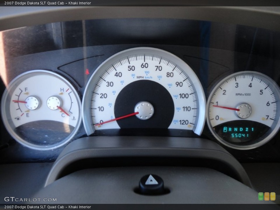 Khaki Interior Gauges for the 2007 Dodge Dakota SLT Quad Cab #56052140