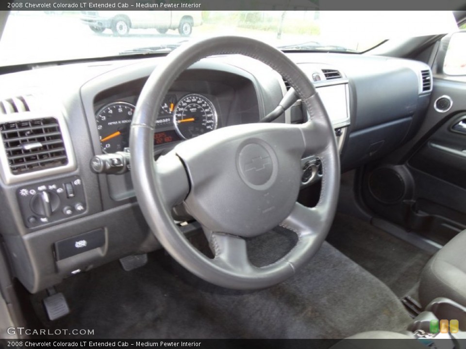 Medium Pewter Interior Steering Wheel for the 2008 Chevrolet Colorado LT Extended Cab #56052452