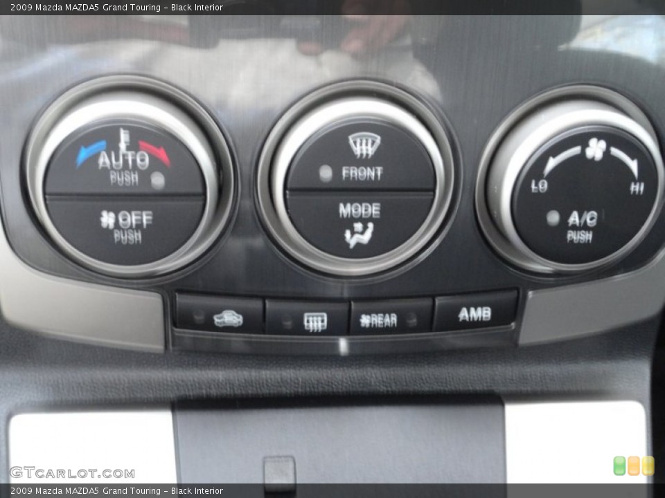 Black Interior Controls for the 2009 Mazda MAZDA5 Grand Touring #56053667