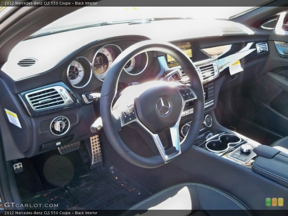 Black Interior Dashboard for the 2012 Mercedes-Benz CLS 550 Coupe #56053679