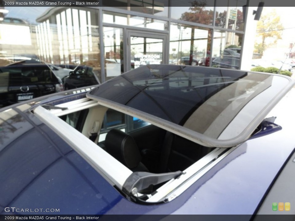 Black Interior Sunroof for the 2009 Mazda MAZDA5 Grand Touring #56053694
