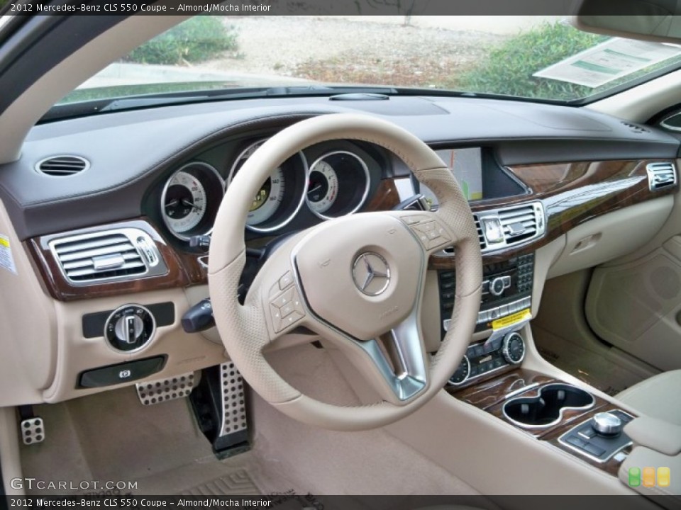 Almond/Mocha Interior Dashboard for the 2012 Mercedes-Benz CLS 550 Coupe #56053895