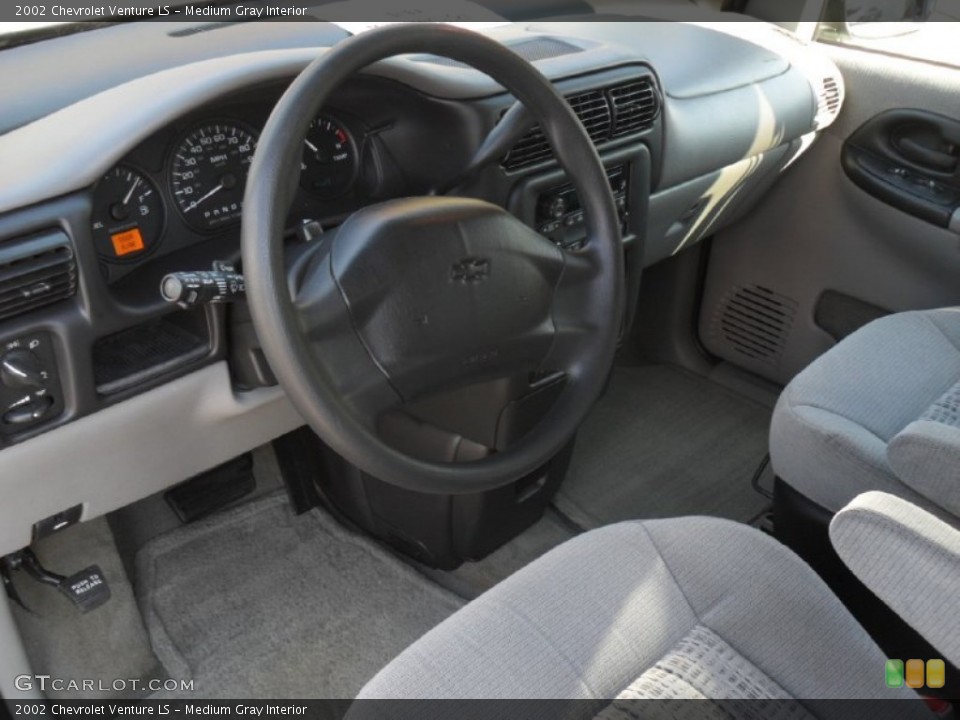 Medium Gray Interior Prime Interior for the 2002 Chevrolet Venture LS #56054138