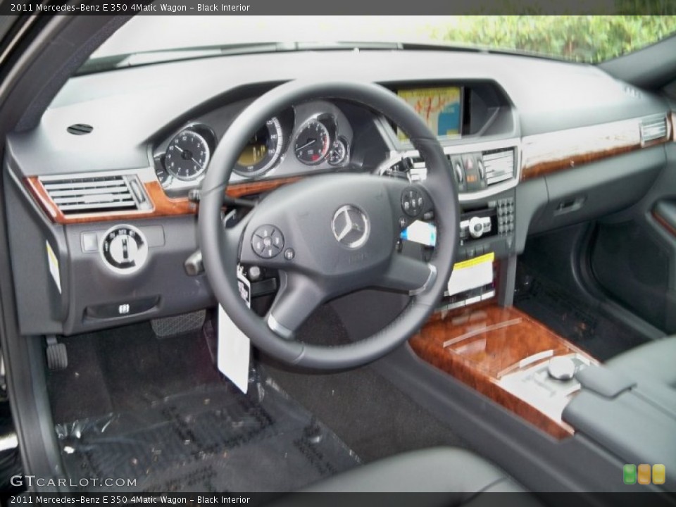 Black Interior Dashboard for the 2011 Mercedes-Benz E 350 4Matic Wagon #56054466