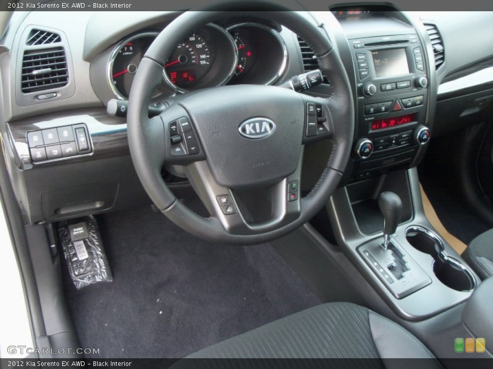 Black Interior Photo for the 2012 Kia Sorento EX AWD #56055143
