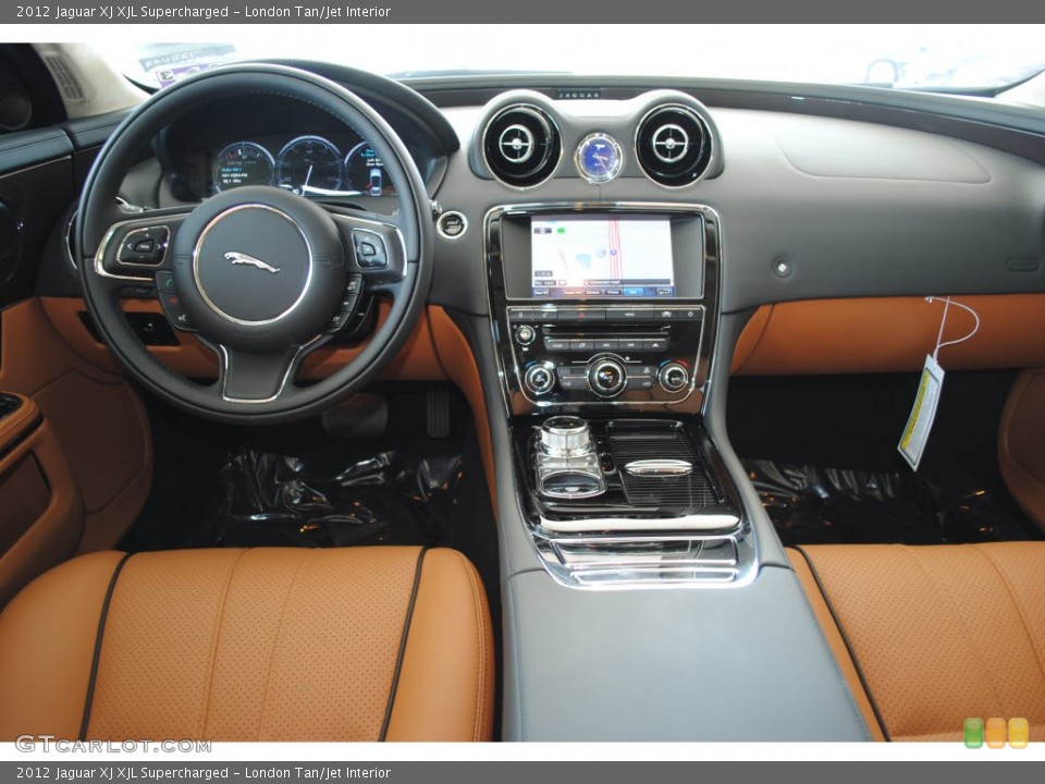 London Tan/Jet Interior Dashboard for the 2012 Jaguar XJ XJL Supercharged #56055338