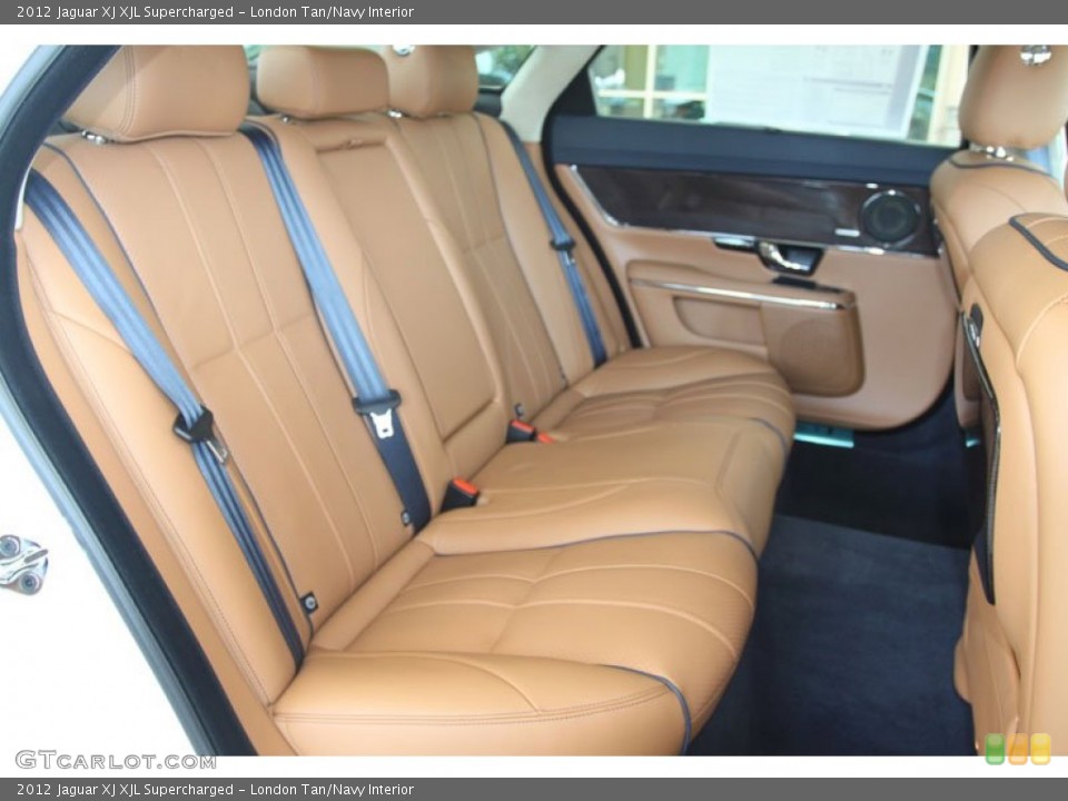 London Tan/Navy Interior Photo for the 2012 Jaguar XJ XJL Supercharged #56055455