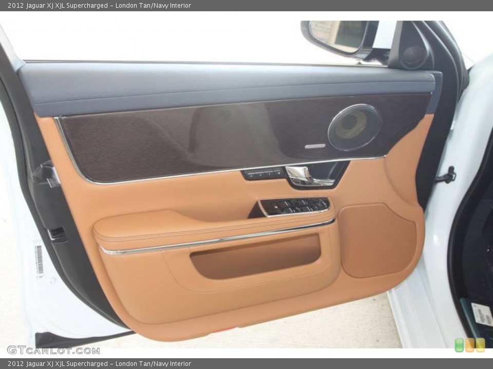 London Tan/Navy Interior Door Panel for the 2012 Jaguar XJ XJL Supercharged #56055546