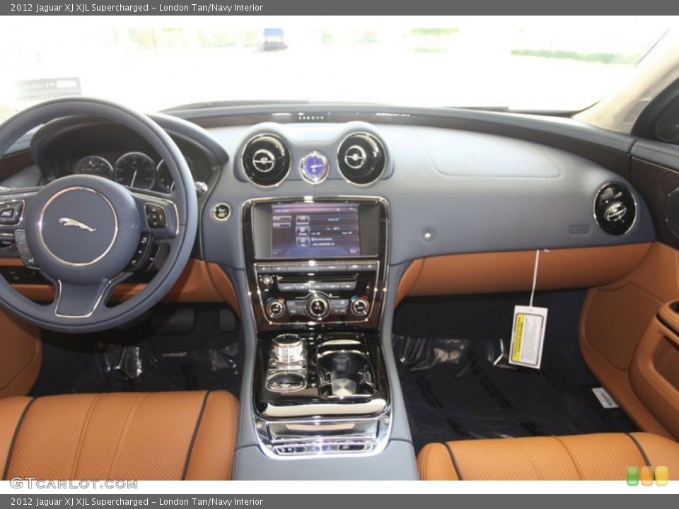 London Tan/Navy Interior Dashboard for the 2012 Jaguar XJ XJL Supercharged #56055563