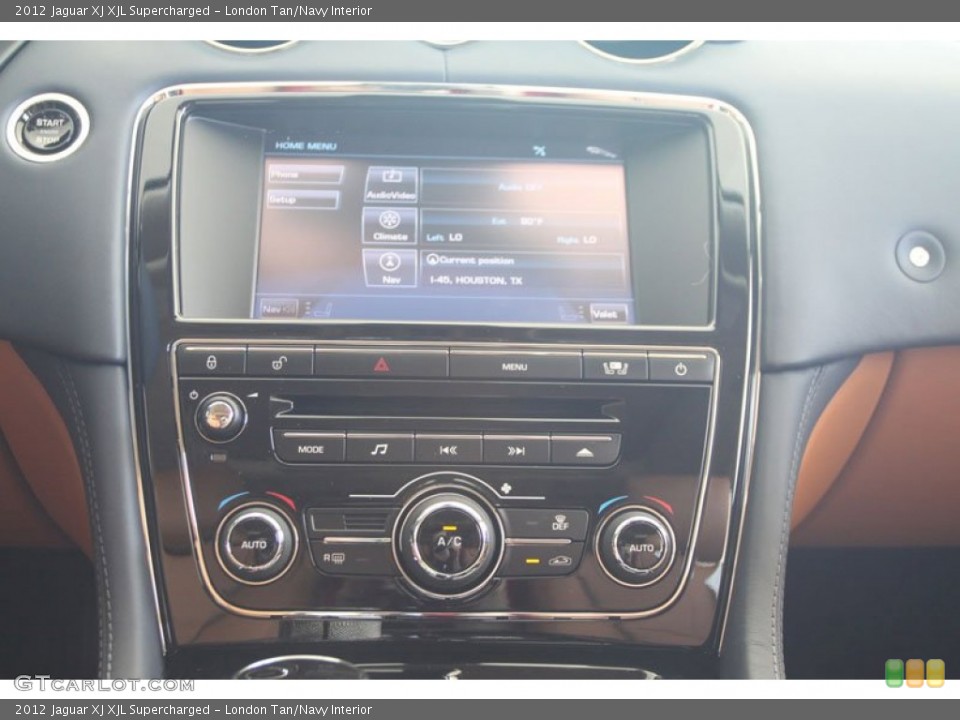 London Tan/Navy Interior Controls for the 2012 Jaguar XJ XJL Supercharged #56055587