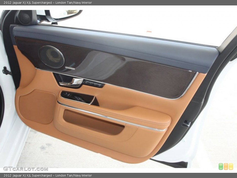 London Tan/Navy Interior Door Panel for the 2012 Jaguar XJ XJL Supercharged #56055626