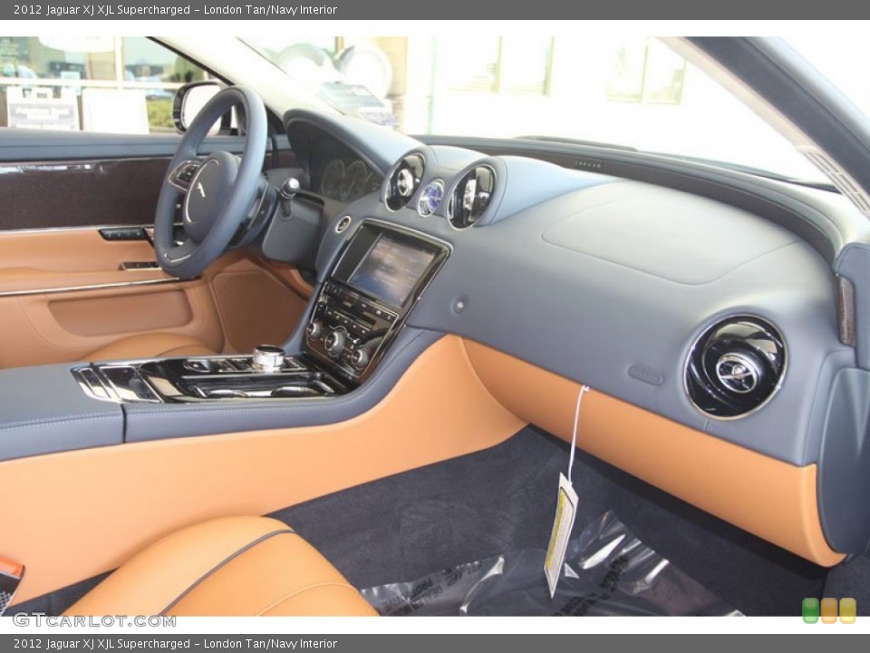 London Tan/Navy Interior Dashboard for the 2012 Jaguar XJ XJL Supercharged #56055635