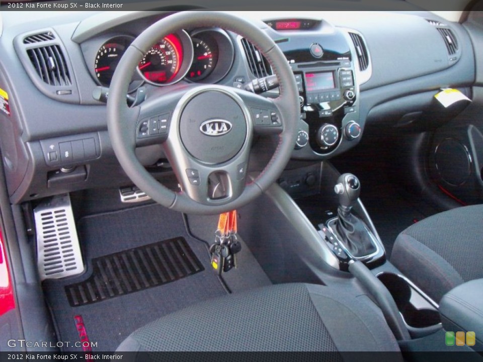 Black Interior Photo for the 2012 Kia Forte Koup SX #56055680