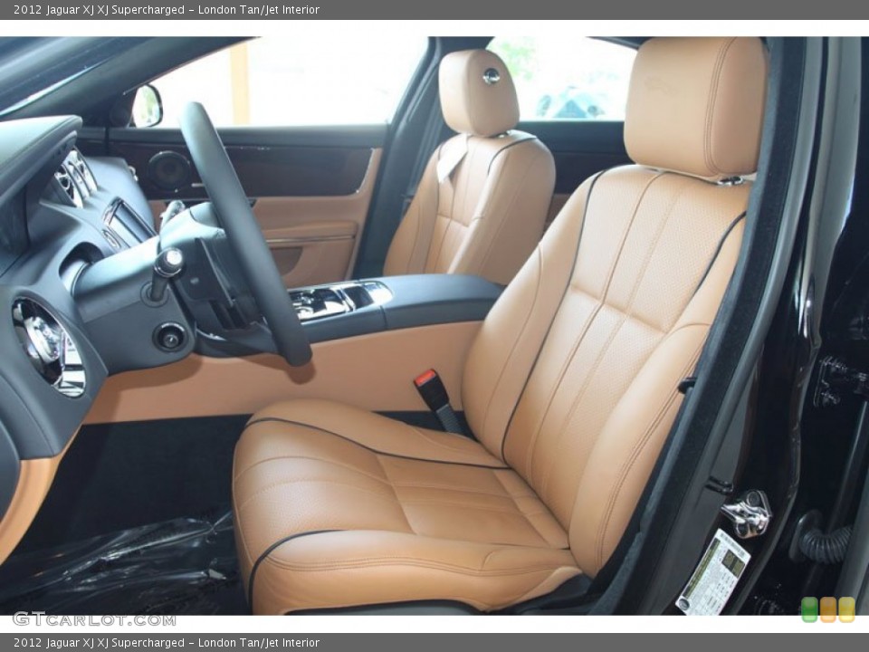 London Tan/Jet Interior Photo for the 2012 Jaguar XJ XJ Supercharged #56055923