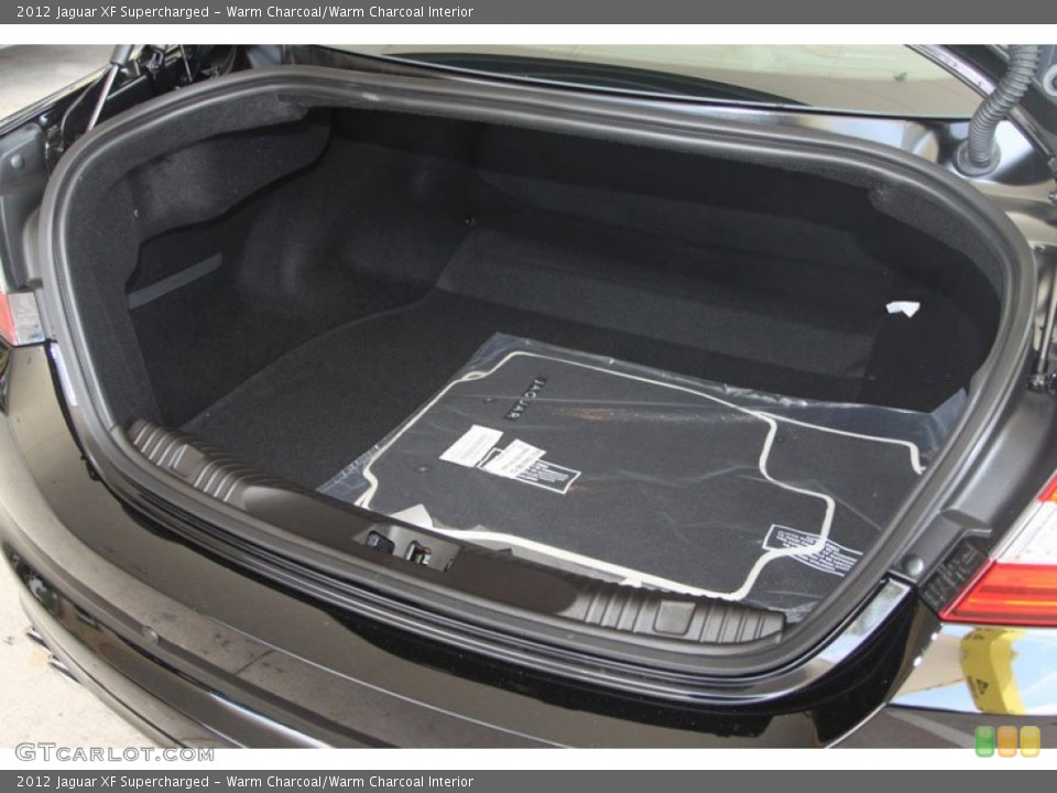 Warm Charcoal/Warm Charcoal Interior Trunk for the 2012 Jaguar XF Supercharged #56056310