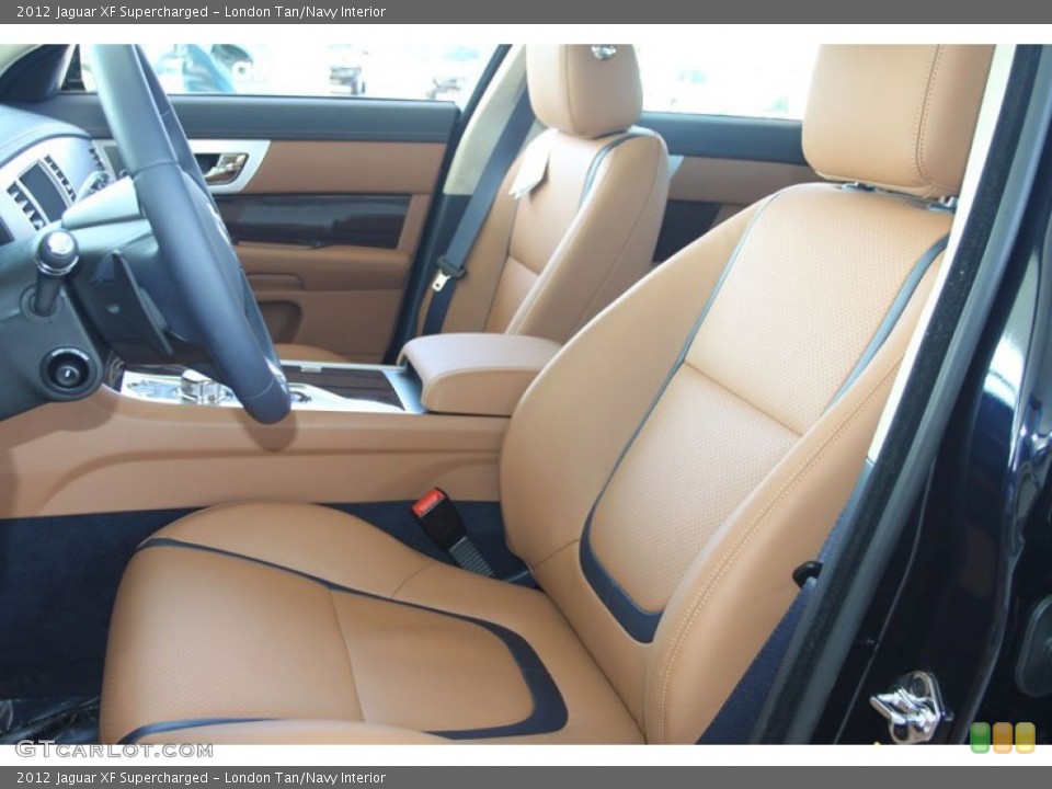 London Tan/Navy Interior Photo for the 2012 Jaguar XF Supercharged #56056388