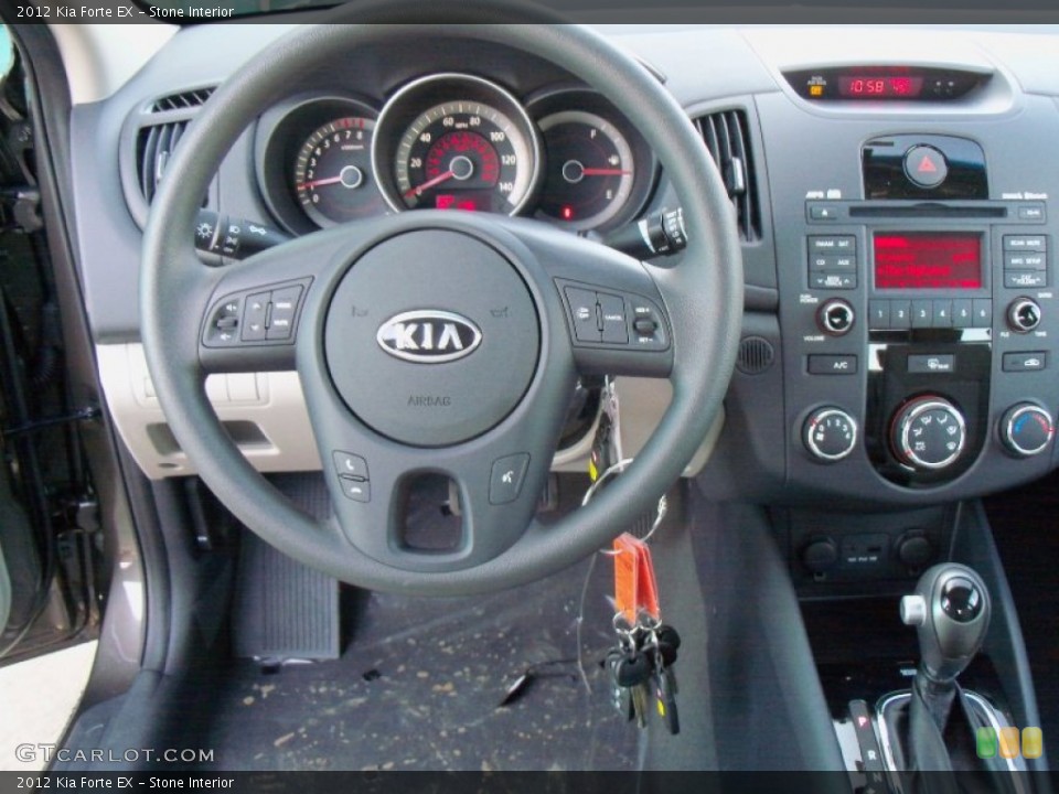 Stone Interior Dashboard for the 2012 Kia Forte EX #56056430