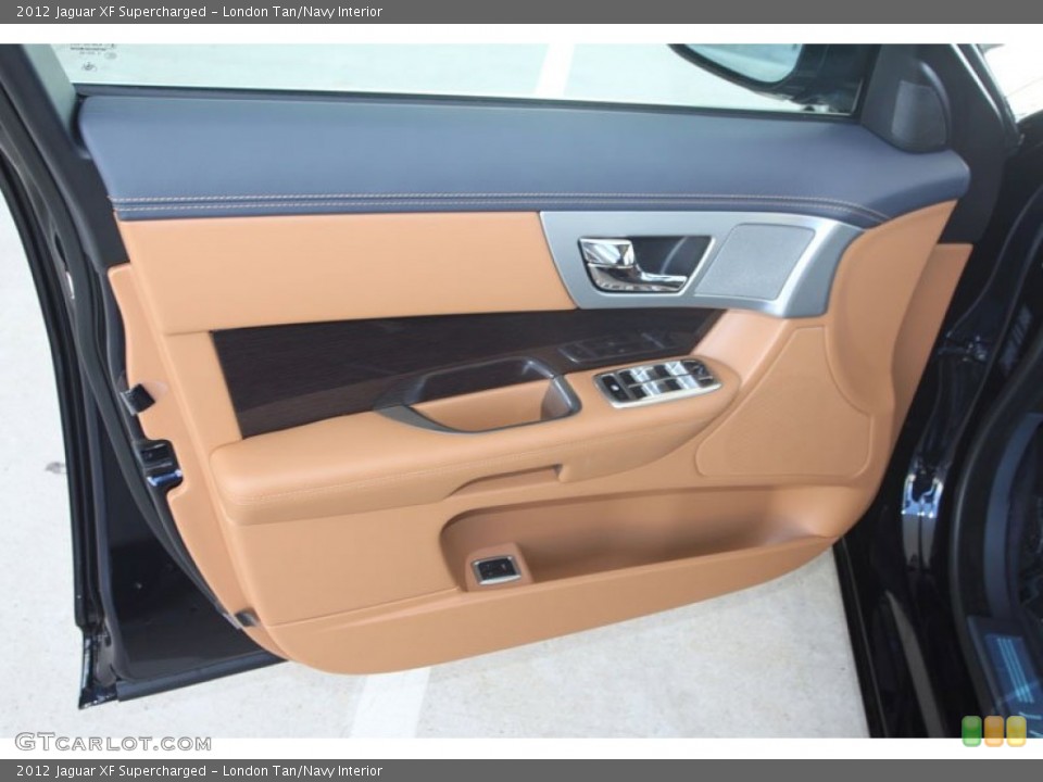 London Tan/Navy Interior Door Panel for the 2012 Jaguar XF Supercharged #56056499