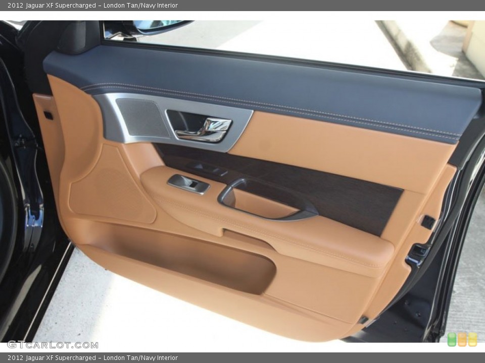 London Tan/Navy Interior Door Panel for the 2012 Jaguar XF Supercharged #56056571