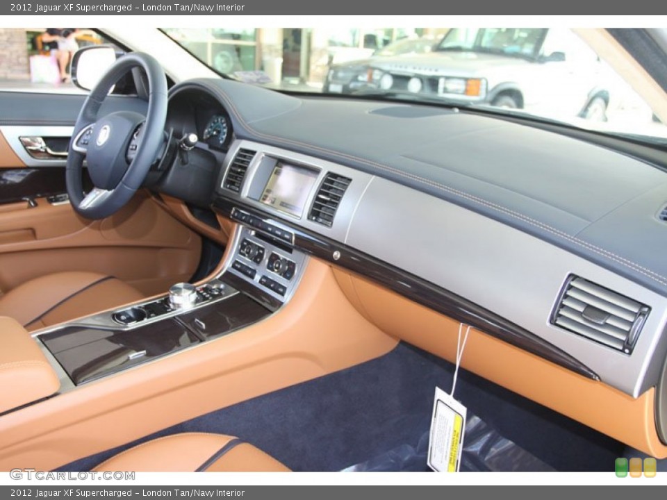 London Tan/Navy Interior Dashboard for the 2012 Jaguar XF Supercharged #56056577