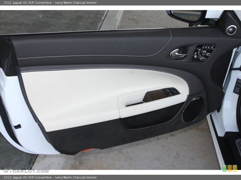 Ivory/Warm Charcoal Interior Door Panel for the 2012 Jaguar XK XKR Convertible #56056792