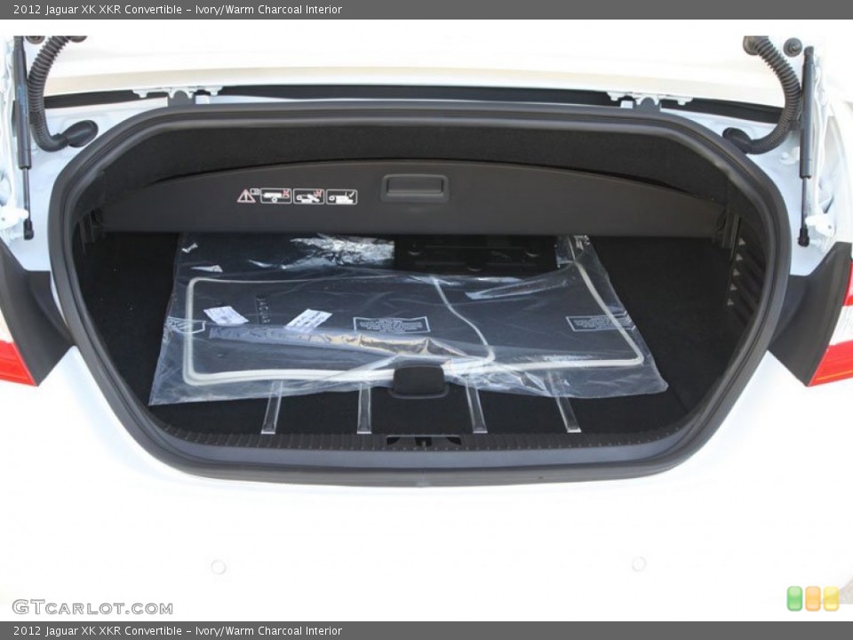 Ivory/Warm Charcoal Interior Trunk for the 2012 Jaguar XK XKR Convertible #56056826