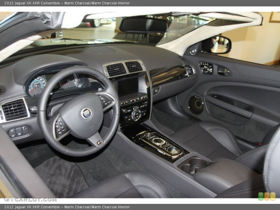 Warm Charcoal/Warm Charcoal Interior Prime Interior for the 2012 Jaguar XK XKR Convertible #56056937