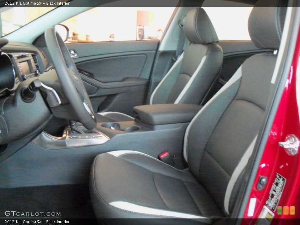 Black Interior Photo for the 2012 Kia Optima SX #56057366