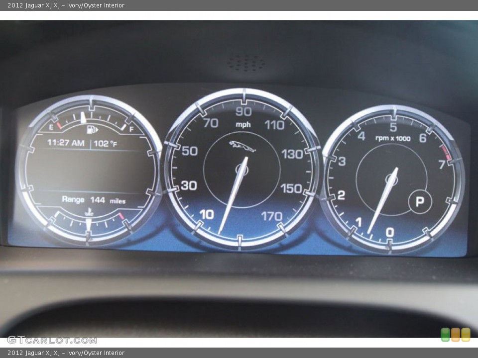 Ivory/Oyster Interior Gauges for the 2012 Jaguar XJ XJ #56057618