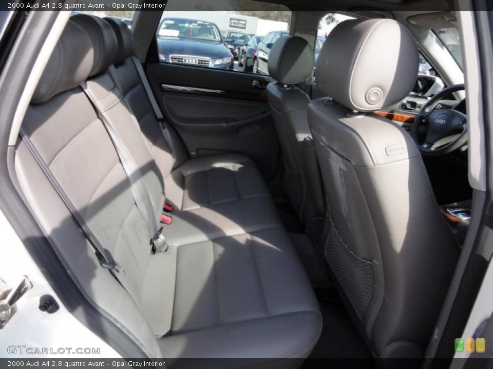 Opal Gray 2000 Audi A4 Interiors