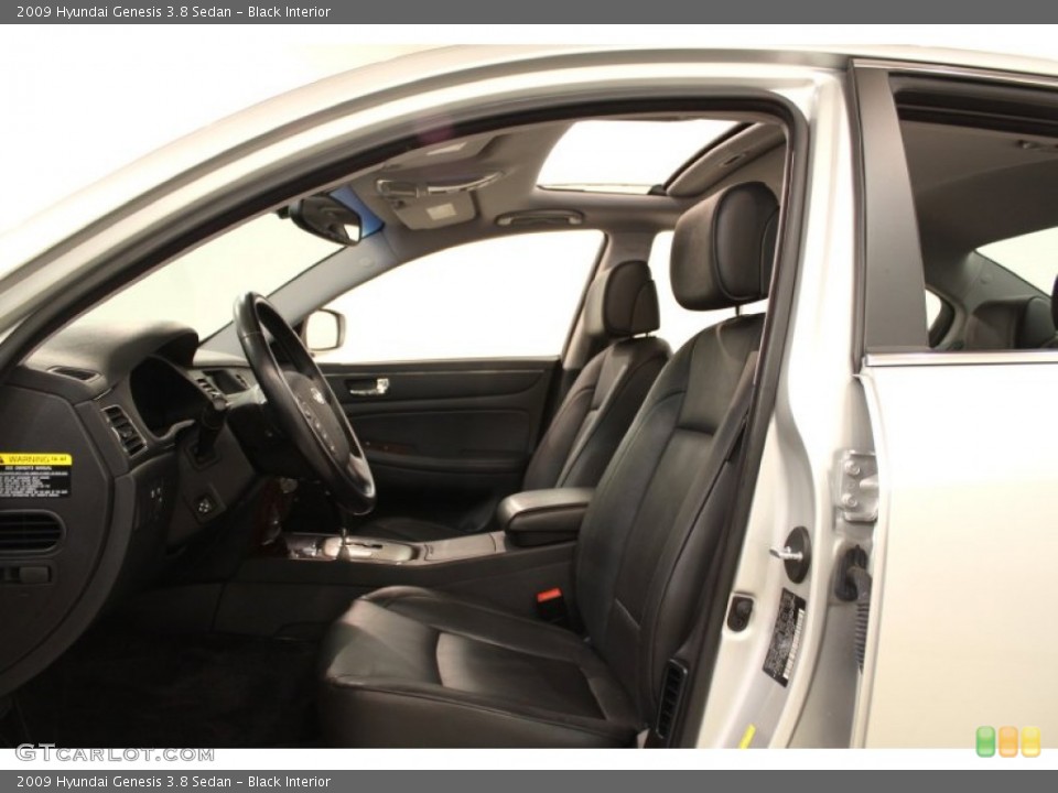 Black Interior Photo for the 2009 Hyundai Genesis 3.8 Sedan #56058548
