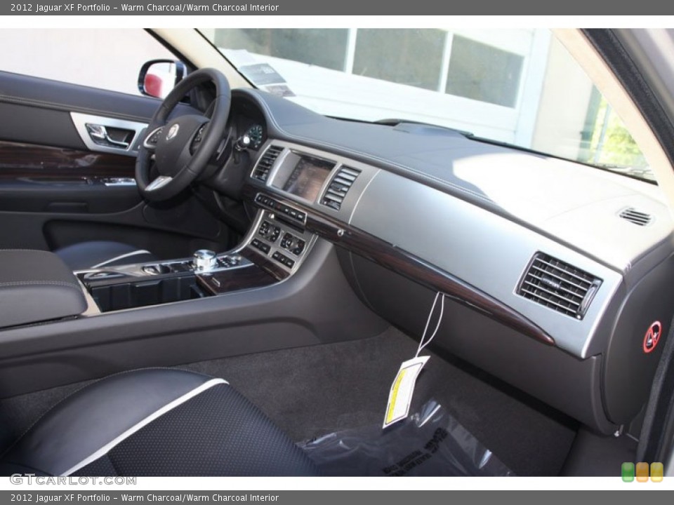 Warm Charcoal/Warm Charcoal Interior Dashboard for the 2012 Jaguar XF Portfolio #56059481