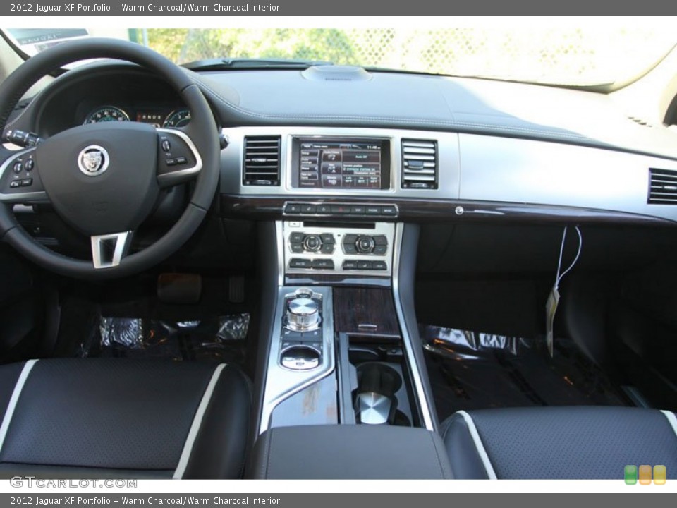 Warm Charcoal/Warm Charcoal Interior Dashboard for the 2012 Jaguar XF Portfolio #56059490