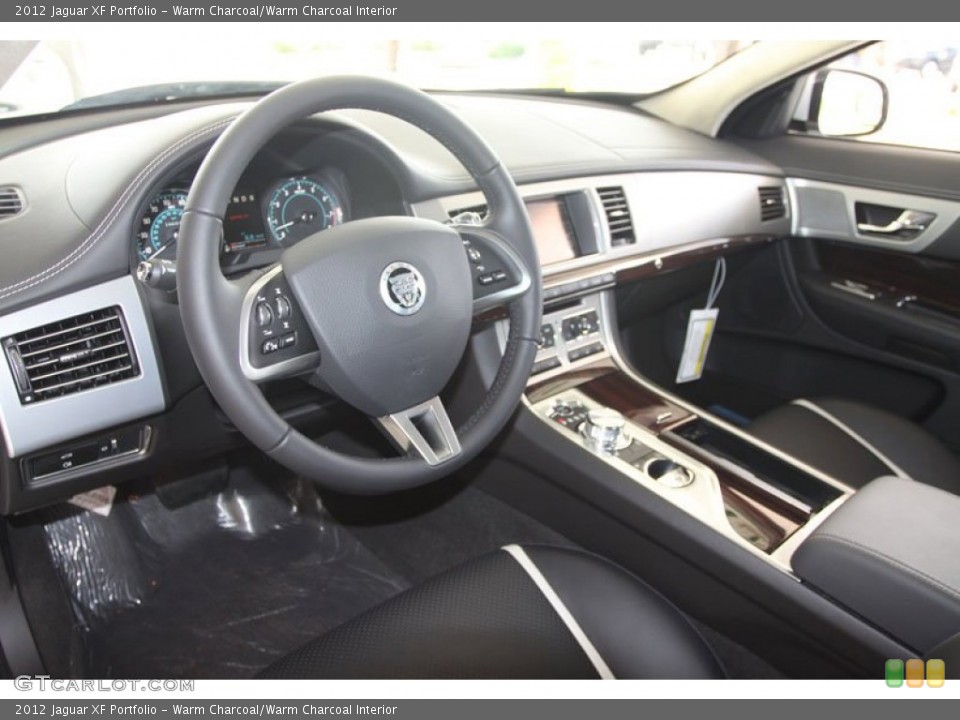 Warm Charcoal/Warm Charcoal Interior Dashboard for the 2012 Jaguar XF Portfolio #56059598