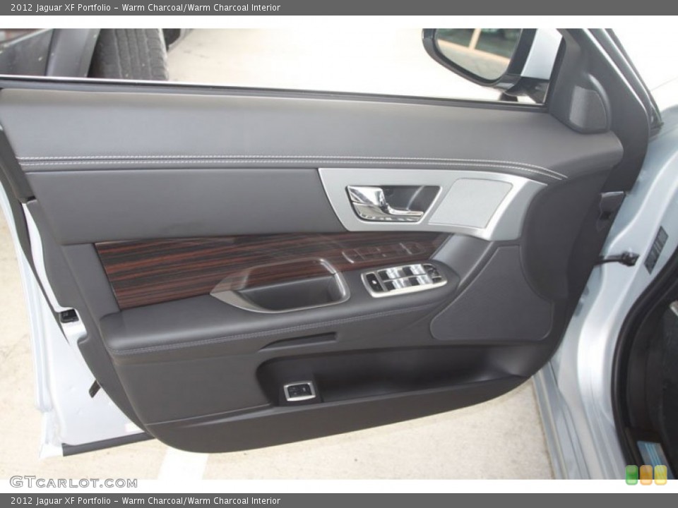 Warm Charcoal/Warm Charcoal Interior Door Panel for the 2012 Jaguar XF Portfolio #56059679