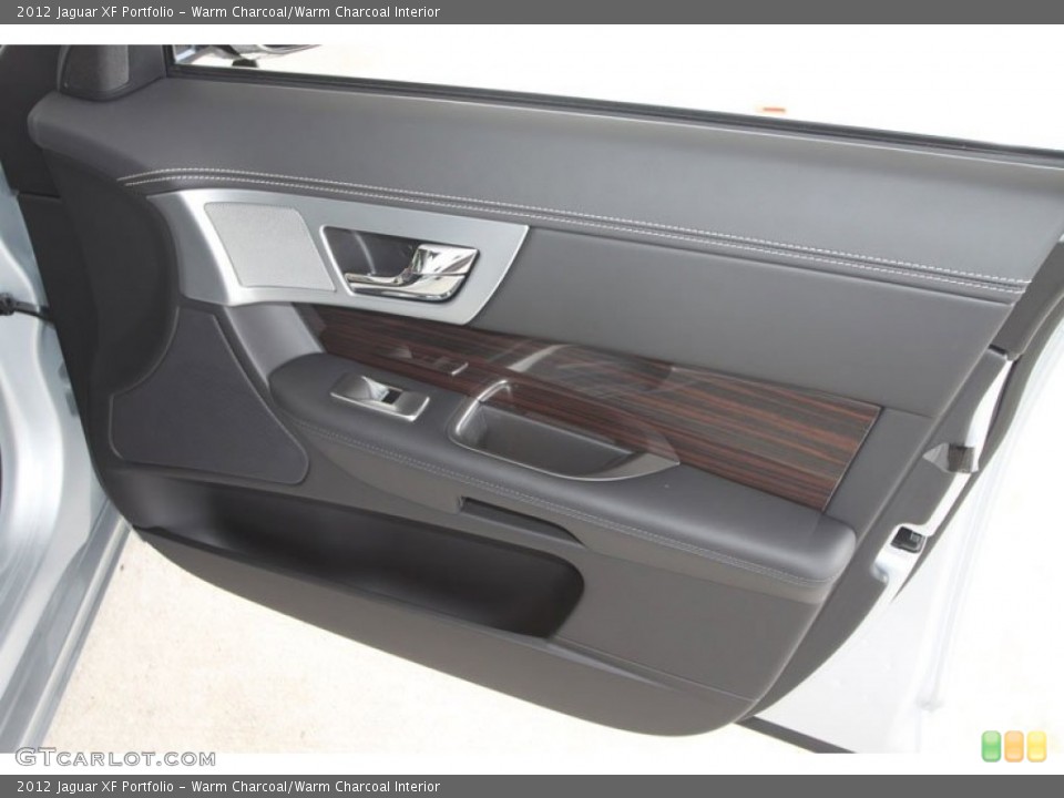 Warm Charcoal/Warm Charcoal Interior Door Panel for the 2012 Jaguar XF Portfolio #56059697