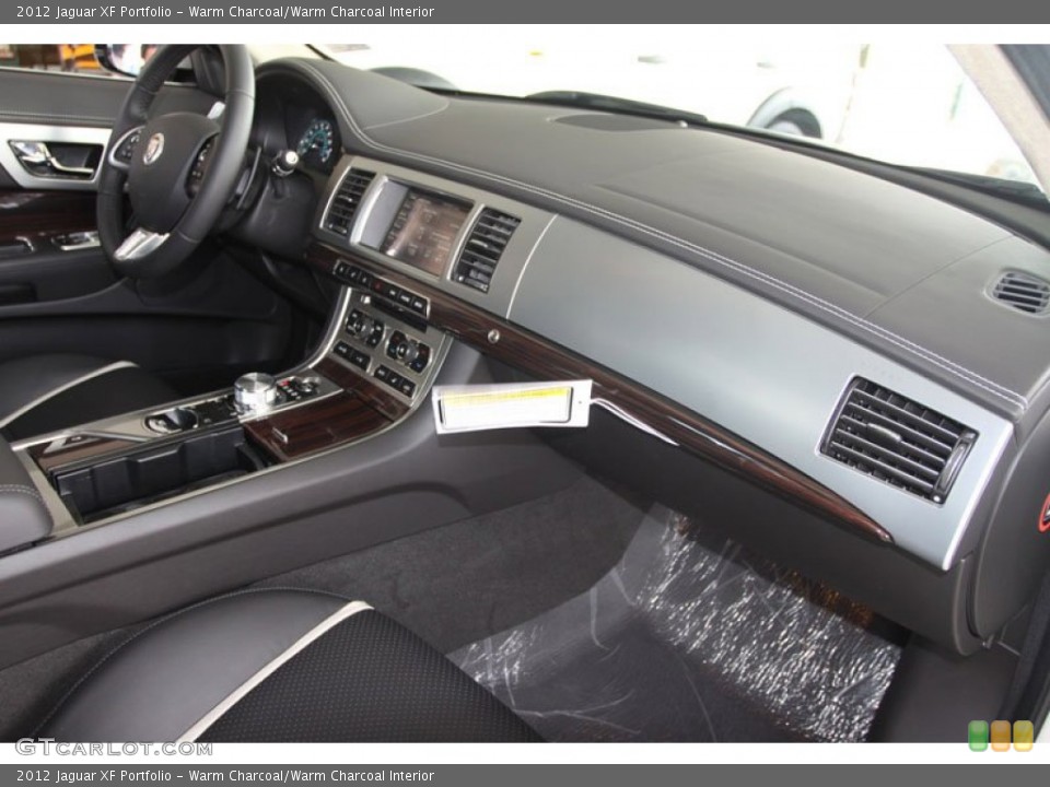 Warm Charcoal/Warm Charcoal Interior Dashboard for the 2012 Jaguar XF Portfolio #56059706