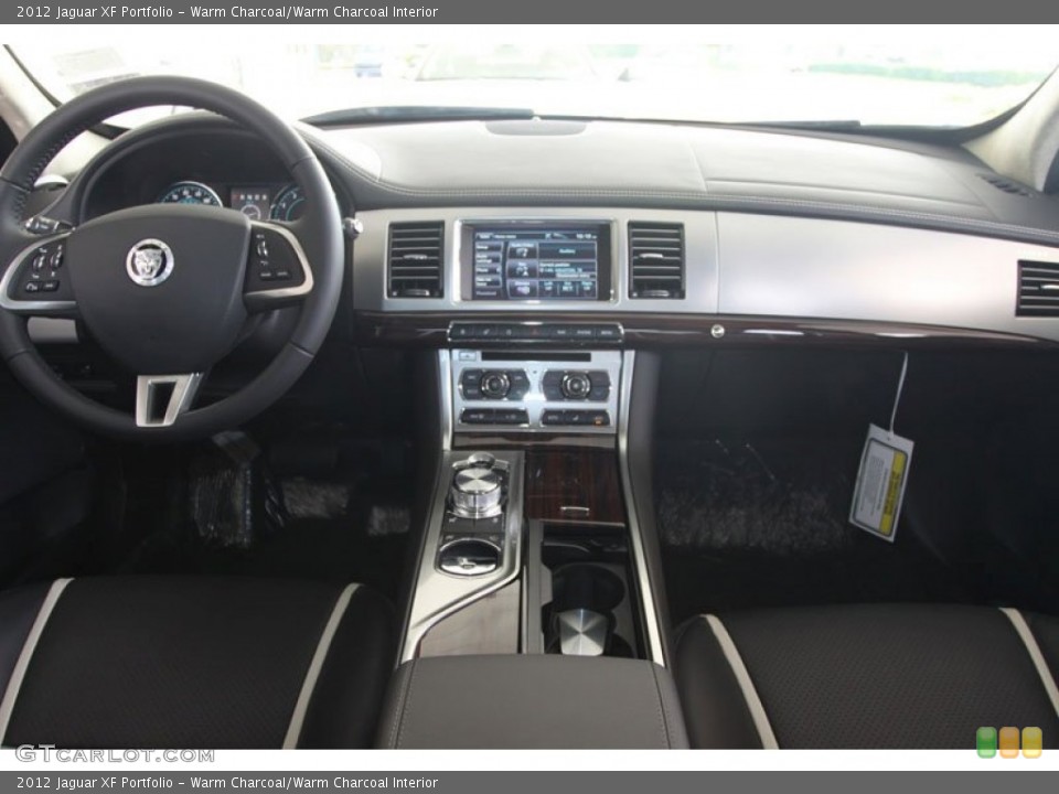 Warm Charcoal/Warm Charcoal Interior Dashboard for the 2012 Jaguar XF Portfolio #56059742