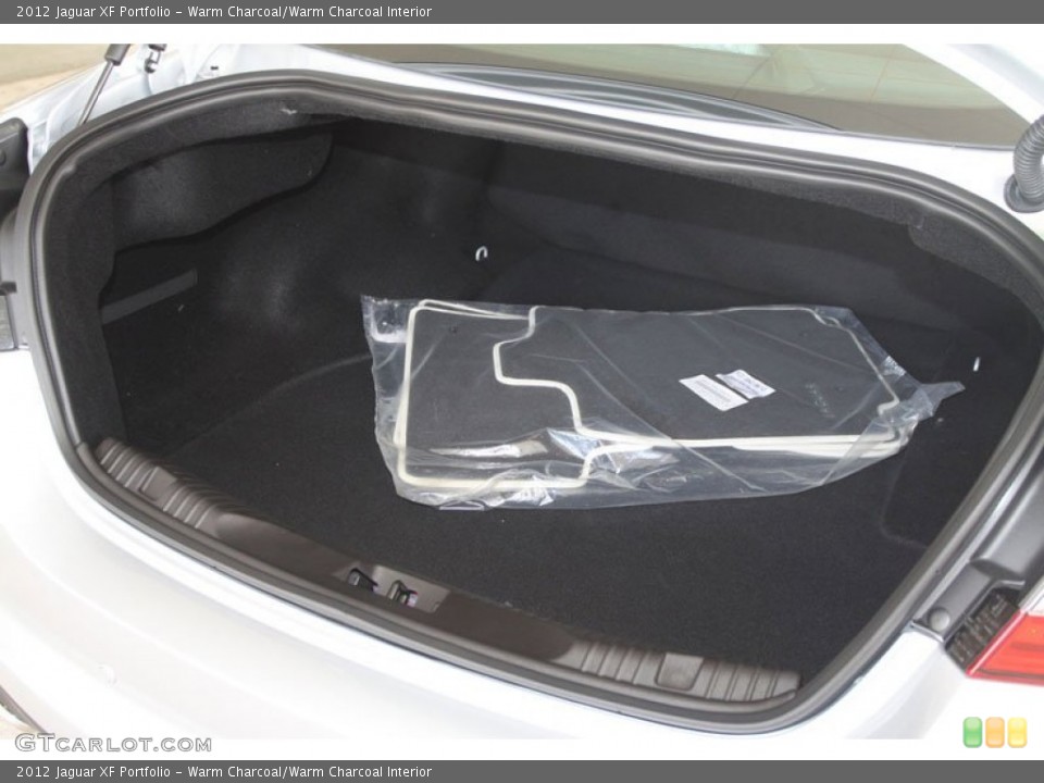 Warm Charcoal/Warm Charcoal Interior Trunk for the 2012 Jaguar XF Portfolio #56059772