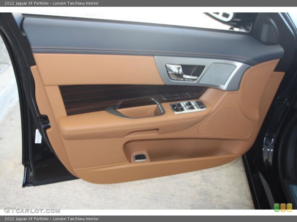 London Tan/Navy Interior Door Panel for the 2012 Jaguar XF Portfolio #56060015
