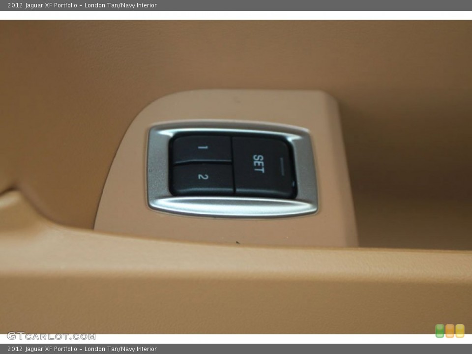 London Tan/Navy Interior Controls for the 2012 Jaguar XF Portfolio #56060042