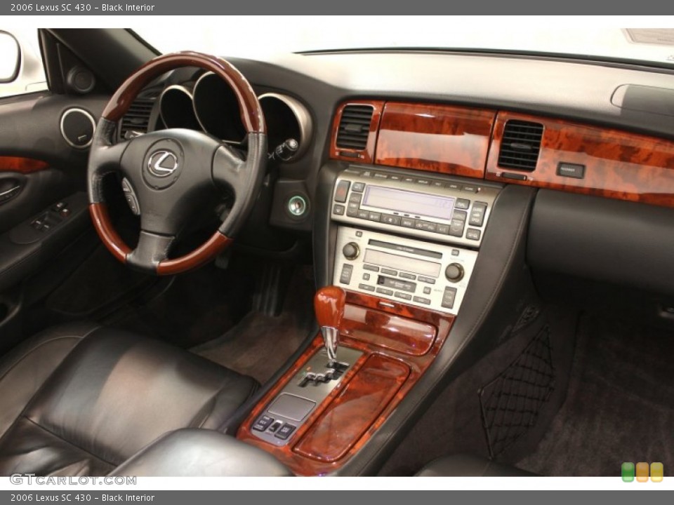 Black Interior Dashboard for the 2006 Lexus SC 430 #56060141