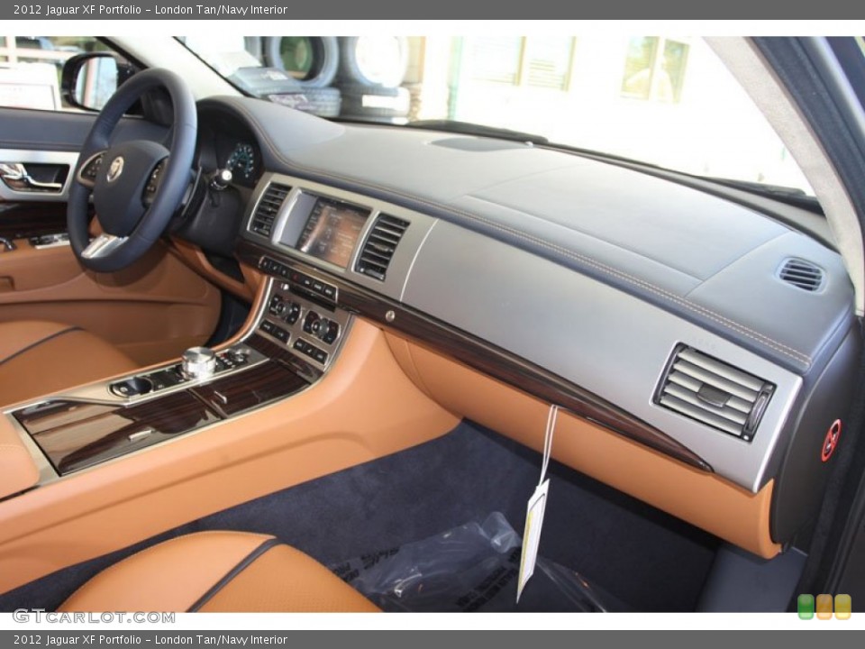 London Tan/Navy Interior Dashboard for the 2012 Jaguar XF Portfolio #56060237