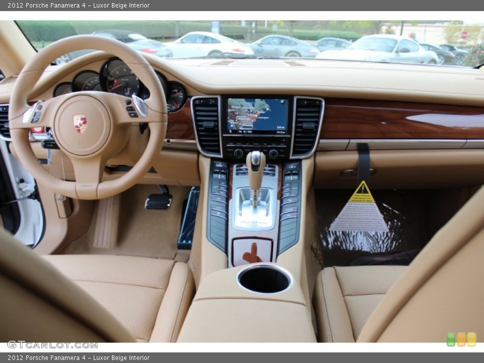 Luxor Beige Interior Dashboard for the 2012 Porsche Panamera 4 #56060540