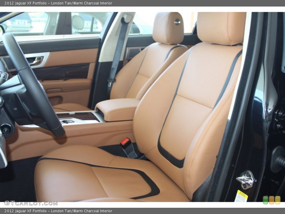 London Tan/Warm Charcoal Interior Photo for the 2012 Jaguar XF Portfolio #56060564