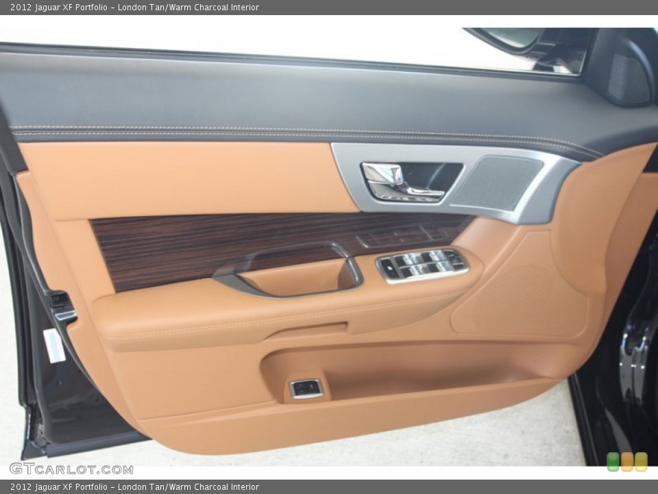London Tan/Warm Charcoal Interior Door Panel for the 2012 Jaguar XF Portfolio #56060645