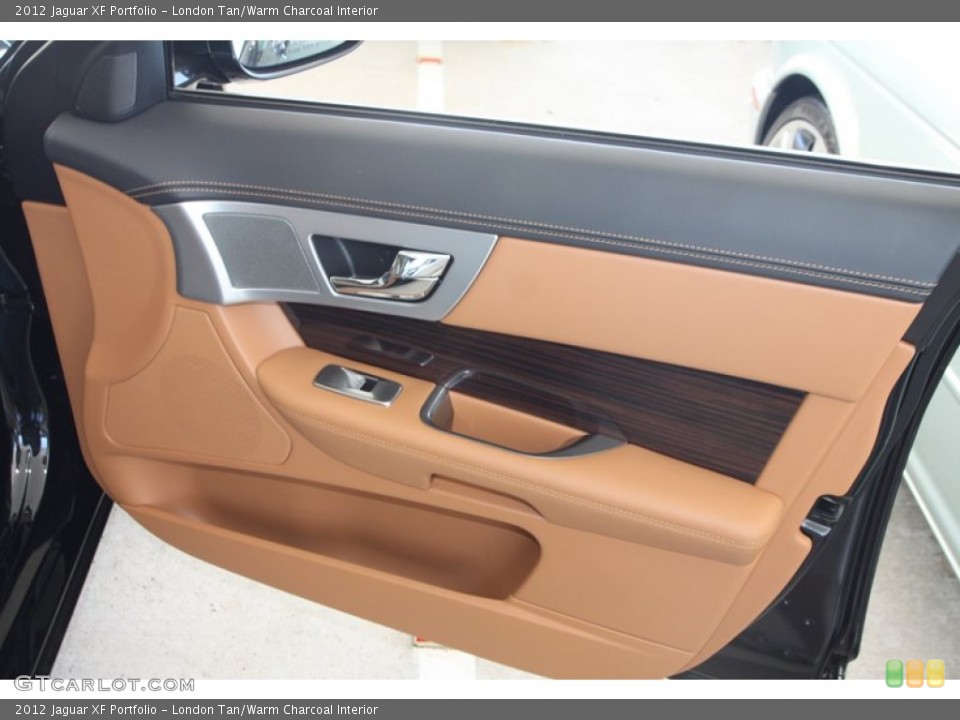 London Tan/Warm Charcoal Interior Door Panel for the 2012 Jaguar XF Portfolio #56060666