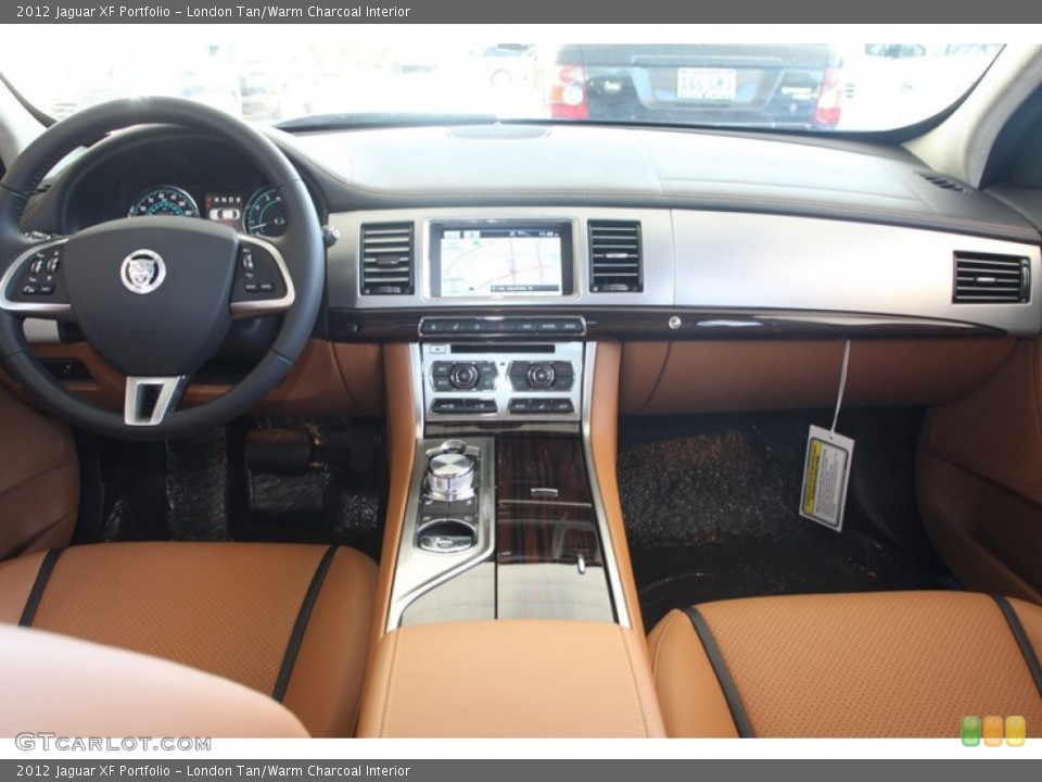 London Tan/Warm Charcoal Interior Dashboard for the 2012 Jaguar XF Portfolio #56060693