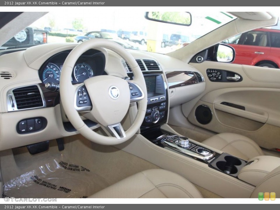 Caramel/Caramel Interior Dashboard for the 2012 Jaguar XK XK Convertible #56060762