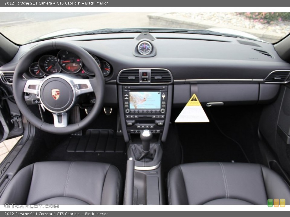 Black Interior Dashboard for the 2012 Porsche 911 Carrera 4 GTS Cabriolet #56060852
